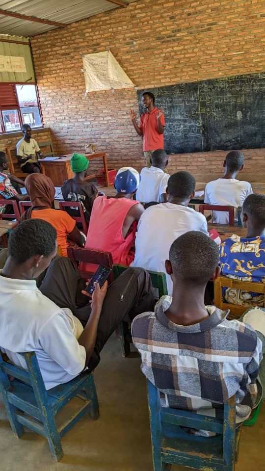 Light Club students in class